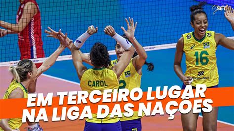 BRASIL mostra poder de REAÇÃO e VENCE bem a SÉRVIA na VNL Golden Set