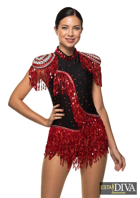 Twirler Bodysuit Tenue De Majorette Sequin Fringe Cheerleader Etsy