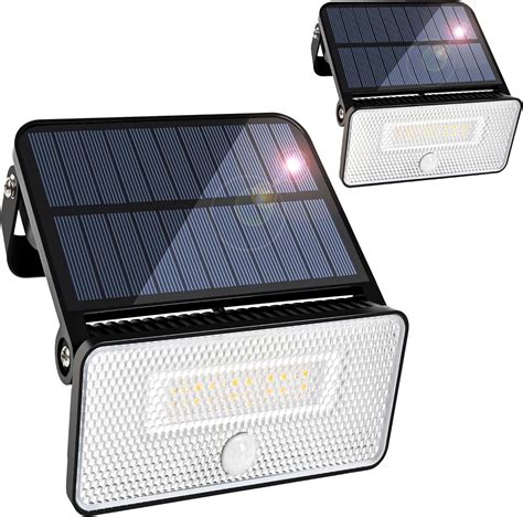 Amazon Auderwin Solar Flood Lights Outdoor Lm Lightweight