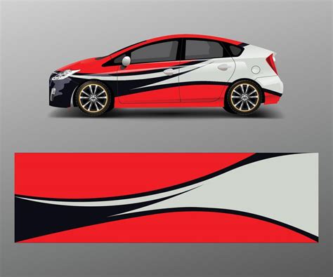 Sport car racing wrap design. vector design template design vector ...