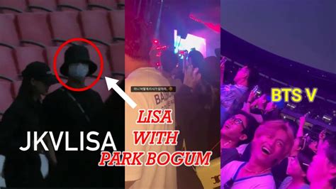 Lisa With Park Bo Gum Together V At Bruno Mars Seoul Concert Last