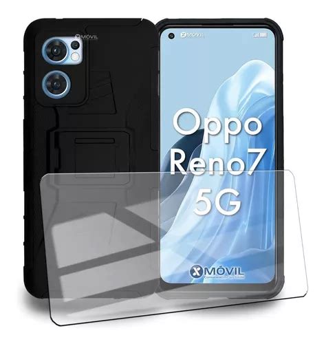 Funda P Oppo Reno 7 5g Uso Rudo Clip Mica Mercadolibre