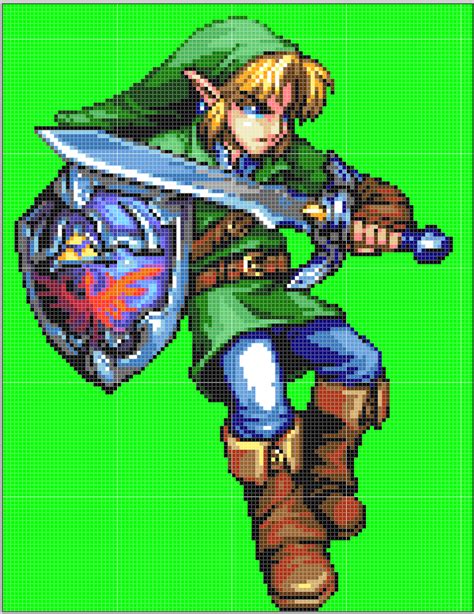 Link Sprite Recolored by cae79119 on DeviantArt