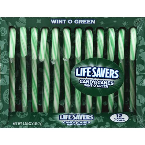 Life Savers Candy Canes Wint O Green 12 Each Delivery Or Pickup Near