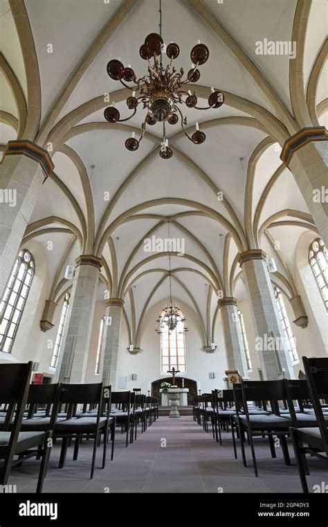 Gothic Hall Church In Petershagen Stock Photo Alamy