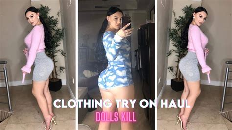 Dolls Kill Haul Dresses Clothing Try On Haul Youtube