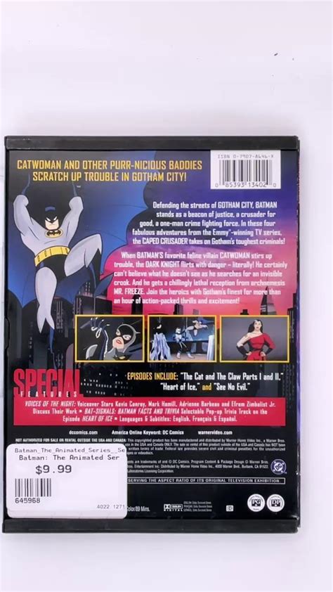 Batman The Animated Series Secrets Of The Caped Crusader DVD 2004