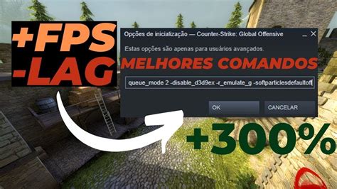 MELHORES COMANDOS DE INICIALIZAÇÃO PARA AUMENTAR O FPS NO CSGO EM PC