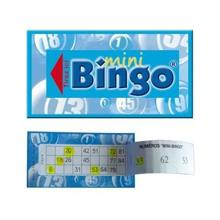 500 Tickets Mini Bingo Pour Votre Loto Au Palais Du Loto