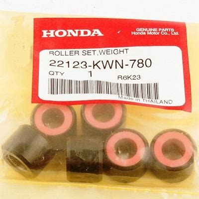 ORIGINAL HONDA ROLLER SET WEIGHT FLYBALL 6pcs 17 Grams FOR PCX 150