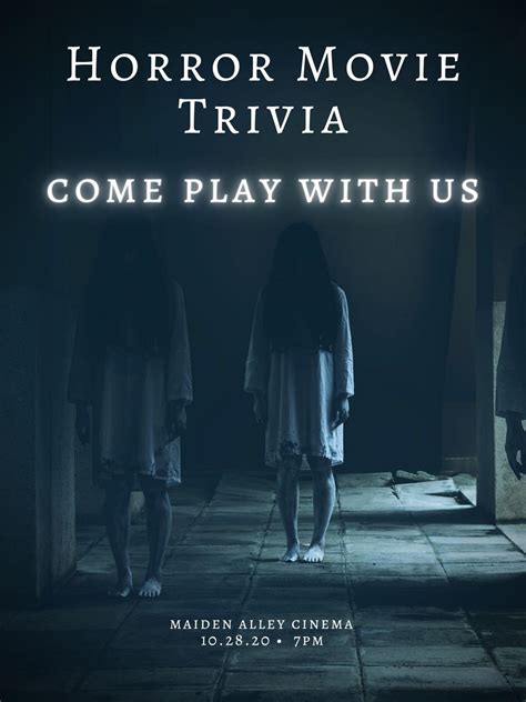 Horror Movie Trivia | Maiden Alley Cinema