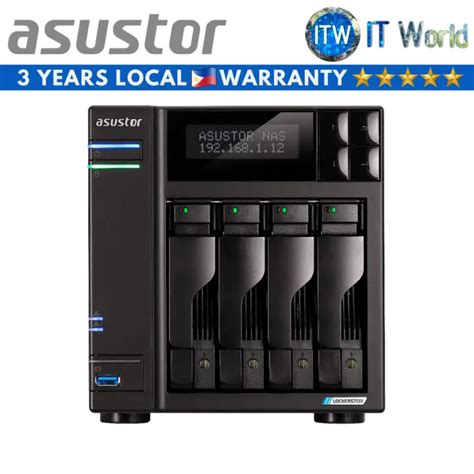 Asustor Lockerstor Gen As T Bays Diskless Network Attached