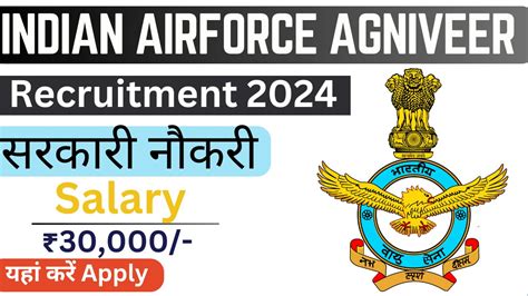 Indian Airforce Agniveer Recruitment 2024 Notification Out