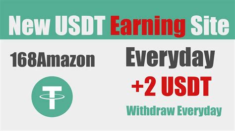 168amazon New Usdt Investment Site Signup Bonus 888 USDT Daily 2