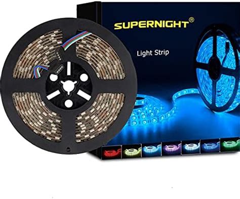 Amazon Supernight Led Strip Lights Ft M Smd Waterproof