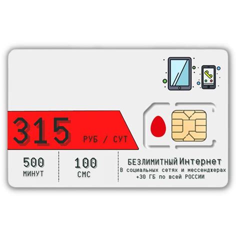 Sim карта Тариф Smart Безлимитный Интернет в социальных сетях от МТС за