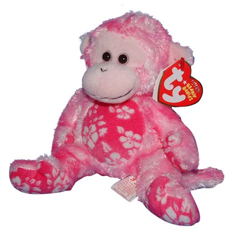 Ty Beanie Baby Sunset The Monkey Stuffed Animal Mwmts