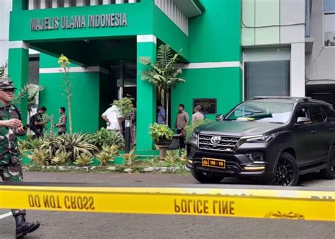 Kronologis Penembakan Kantor MUI Pelaku Lepaskan Tiga Tembakan