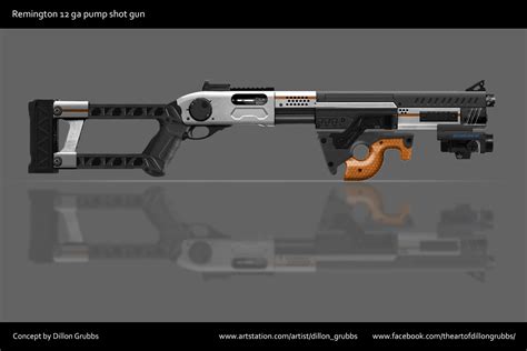 Artstation Shot Gun Sci Fi