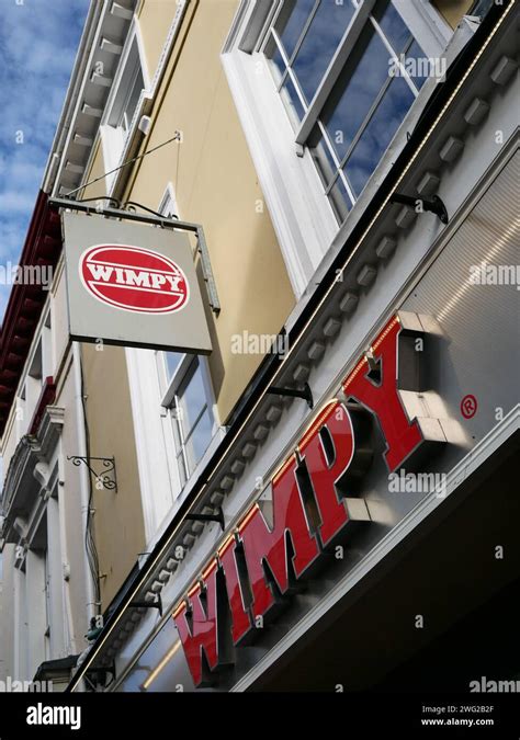 Wimpy burger bar restaurant Stock Photo - Alamy