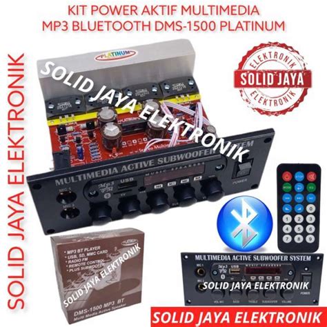 Promo Kit Power Speaker Aktif Mp3 Bluetooth Stereo Ampli Dms 1500