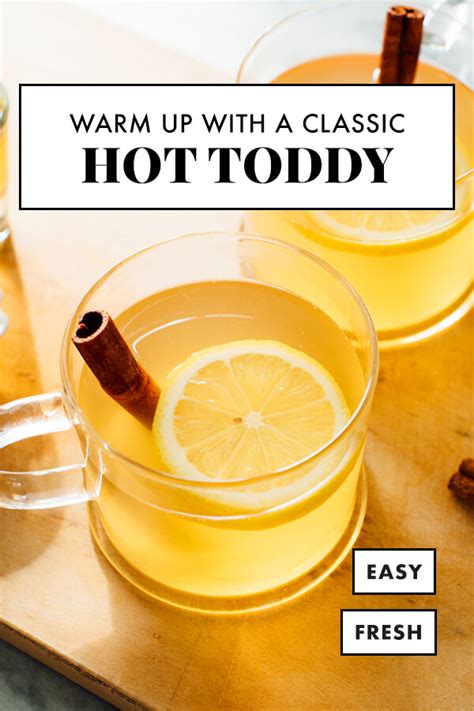 Classic Hot Toddy Recipe Hot Toddy Toddy Recipe Hot Toddy Cocktail