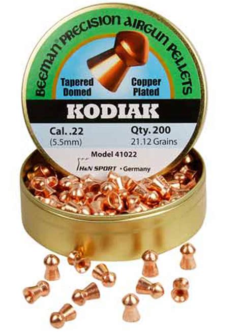 Beeman Kodiak Copper Plated 22 Cal 21 12 Gr 200 Ct Airgun Depot