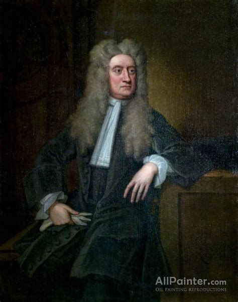 Sir Godfrey Kneller Bt Sir Isaac Newton Oil Painting Reproductions