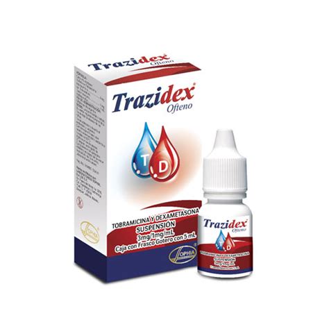 TRAZIDEX OFTENO FCO X 5 ML Farmavida Droguería Online Salud y