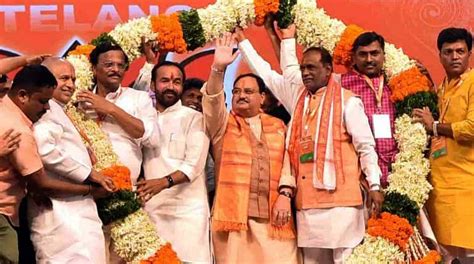 Telangana Around 60 Telugu Desam Party Leaders Join Bharatiya Janata