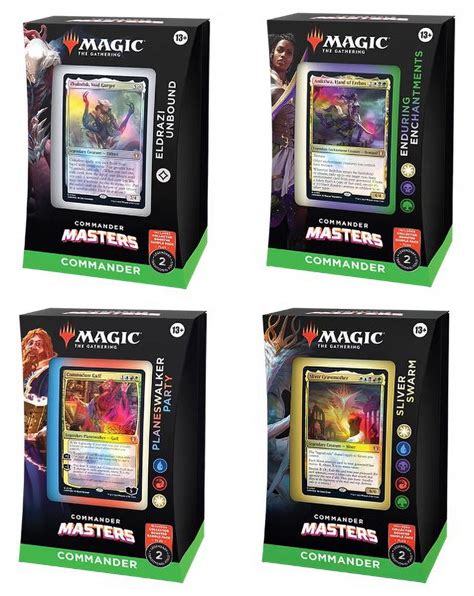 Magic The Gathering Commander Masters Commander Deck Display Ct