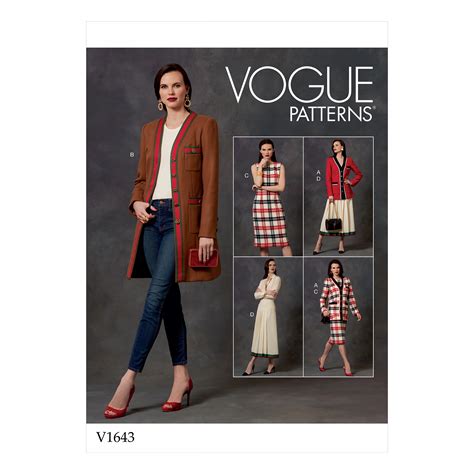 Vogue Patterns Misses Misses Petite Jacket Dress And Skirt