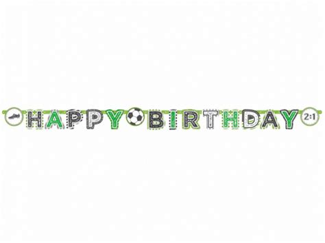 Baner Urodzinowy Happy Birthday Kicker Party Szt Dobra Cena