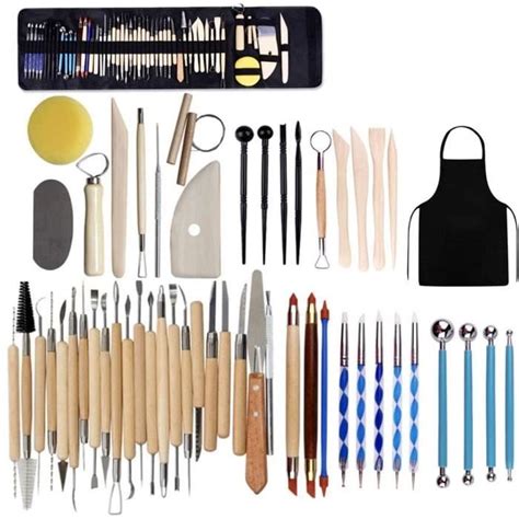 Outils de sculpture en céramique Argile Outil de modelage Kit d outils