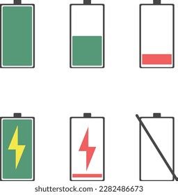 Various Battery Percentage Icon Vector Your Stock Vector (Royalty Free) 2282486673 | Shutterstock