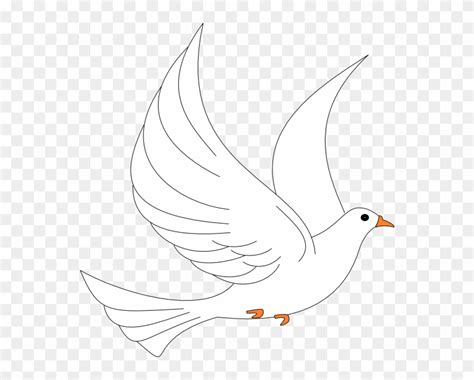 Descending Dove Clipart