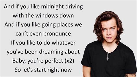 one direction-perfect lyrics - YouTube