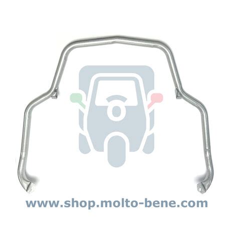 Bumper Staal Piaggio Ape 50 Metallic Silver Molto Bene Shop