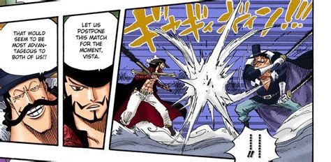 General And Others The Story Reasons Why Mihawk Did Not Beat Vista