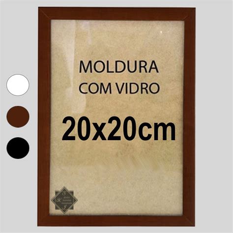 Moldura Quadro Vidro 20x20cm Shopee Brasil