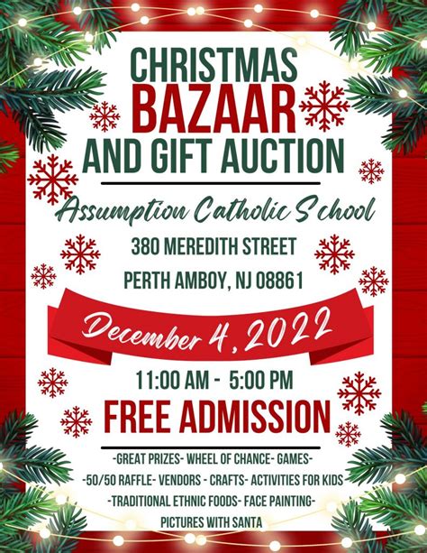 2022 Christmas Bazaar – Assumption Catholic Church Perth Amboy, NJ