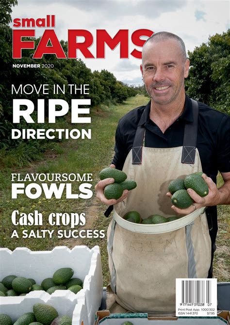 Small Farms Magazine November 2020 Back Issue