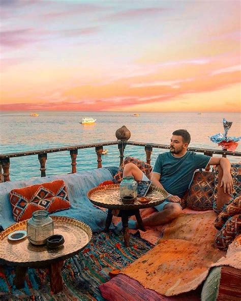 This Is Egypt On Instagram Amazing View With Sunset From Farsha Cafe