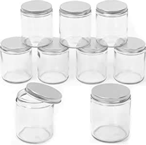 Swpeet Packs Oz Ml Transparent Glass Jar With Silver Lid