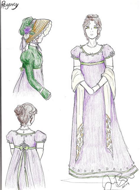 Regency Dress Design By Ladyjamie On Deviantart