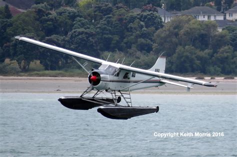 NZ Civil Aircraft: DHC 2 Beaver Floatplane on Auckland Harbour 27-12-2016