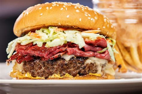 Ground Beef Deli Pastrami Burger