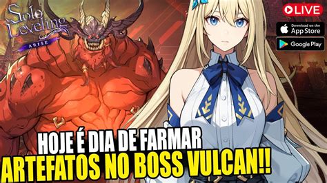 LIVE SOLO LEVELING ARISE RESEET DA SEMANA HOJE É DIA DE FARMAR NO