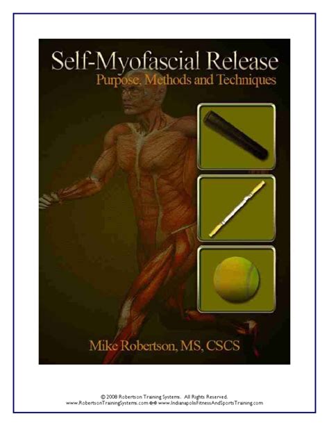 Self-Myofascial Release, Purpose, Methods and Techniques | PDF | Foot ...