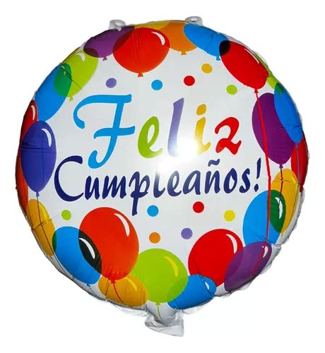 Globos Feliz Cumplea Os Met Licos Para Gas Helio En Venta En